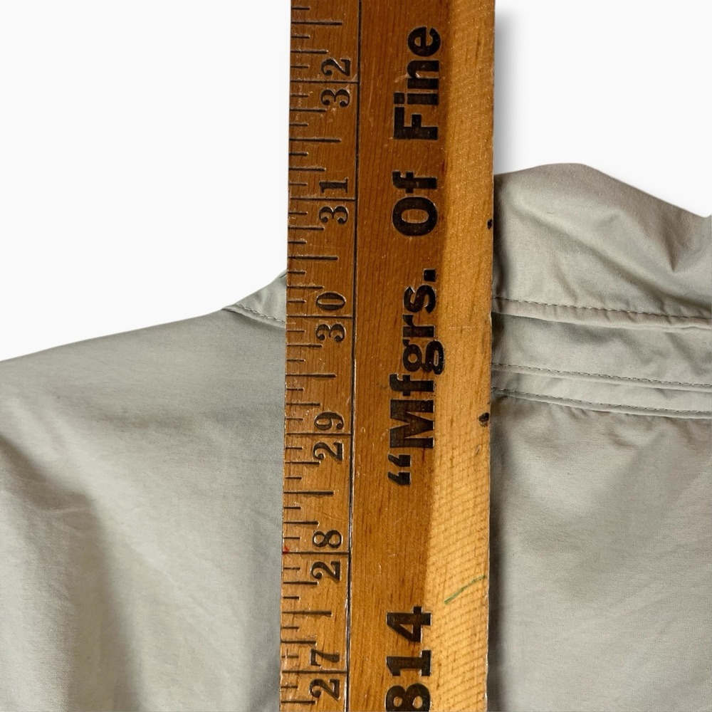 Cabelas Guidewear Shirt Mens L Nylon Fishing Outdoor Vented Zip Pockets Hiking - Picture 5 of 6